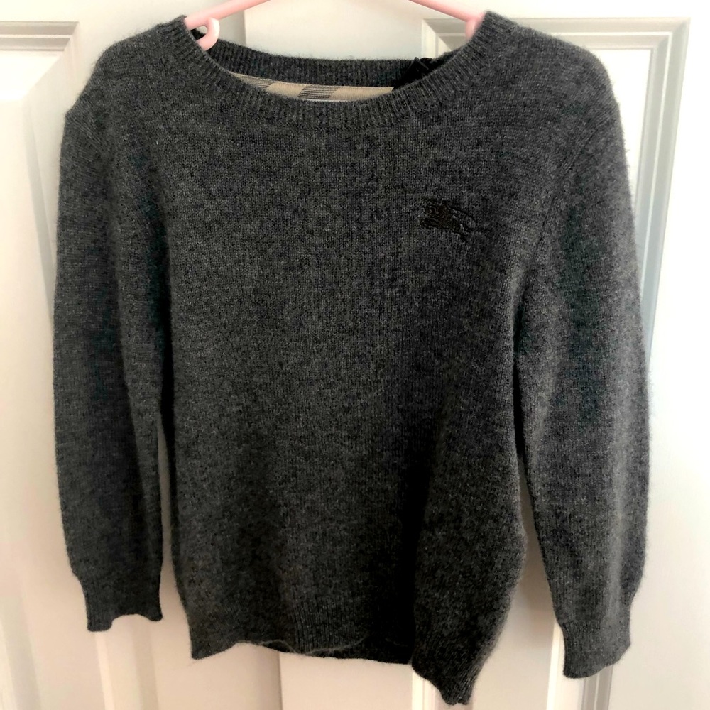 NWT Burberry Cashmere Boy’s Sweater, 4Y